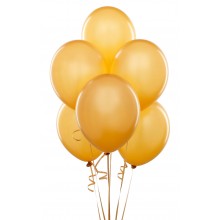 Balloons latex Gold x 10